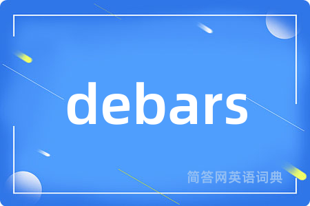 debars
