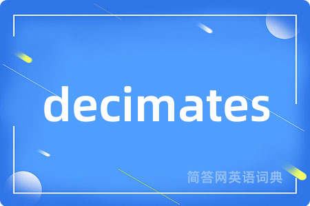 decimates