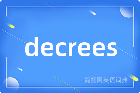 decrees