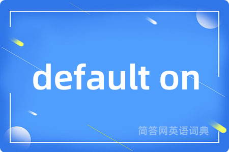 default on