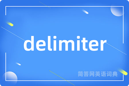 delimiter