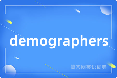 demographers