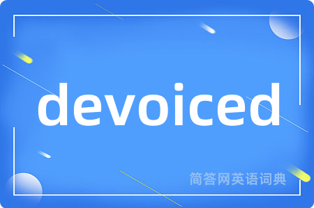 devoiced