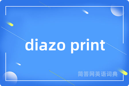 diazo print