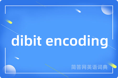 dibit encoding