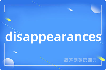 disappearances