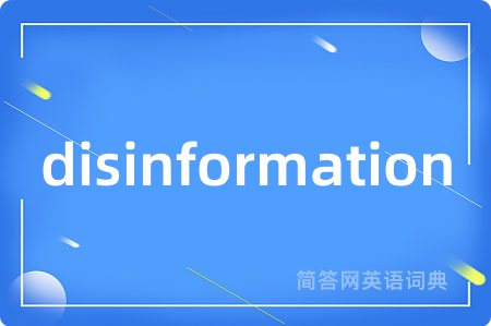 disinformation