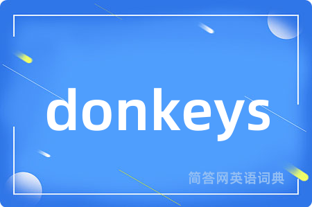 donkeys