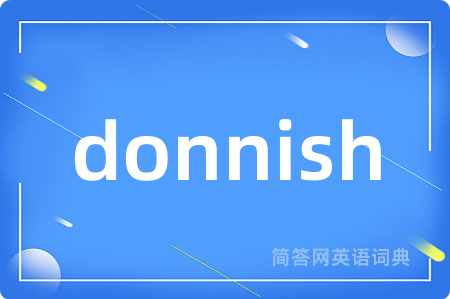 donnish