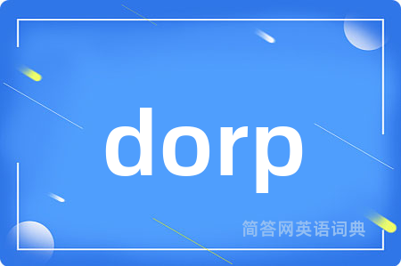 dorp是什么意思,dorp的中文翻译 dorp