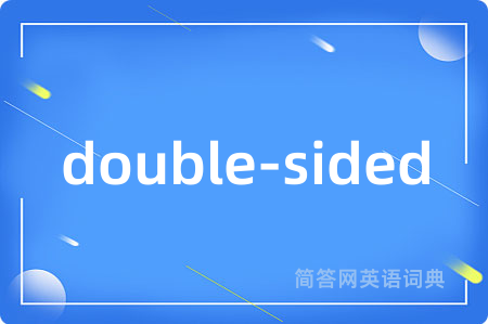 double-sided