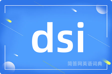 dsi是什么意思,dsi的中文翻译 dsi