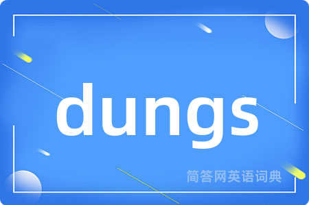 dungs是什么意思,dungs的中文翻译 dungs