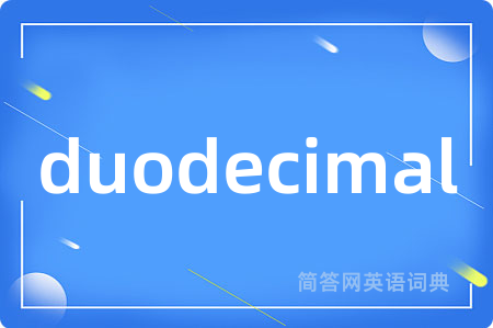 duodecimal