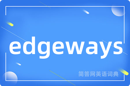 edgeways