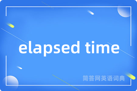 elapsed time
