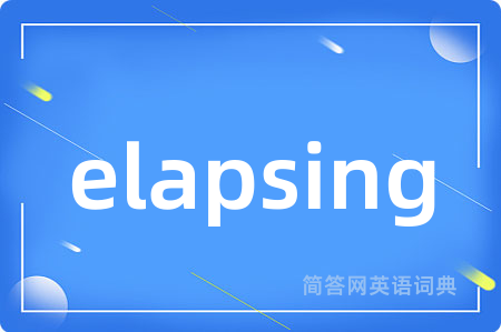 elapsing