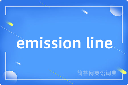 emission line