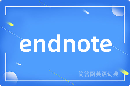 endnote