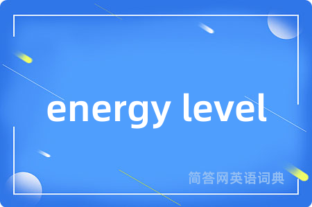 energy level