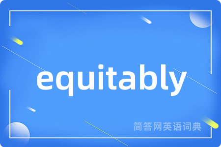 equitably