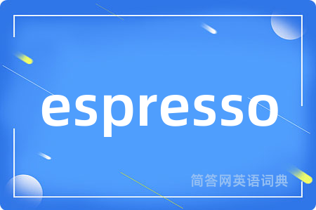 espresso