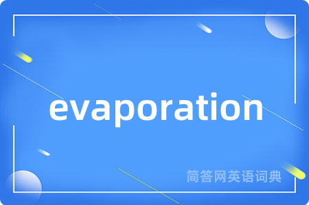 evaporation