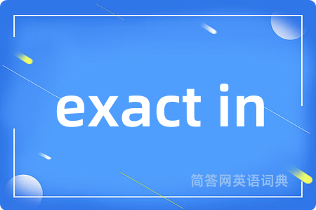 exact in