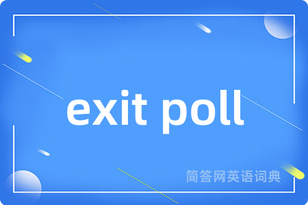 exit poll