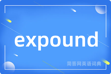expound