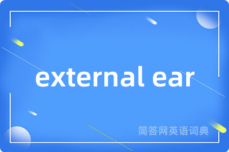 external ear