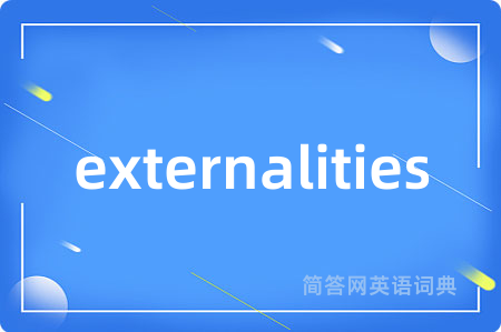 externalities