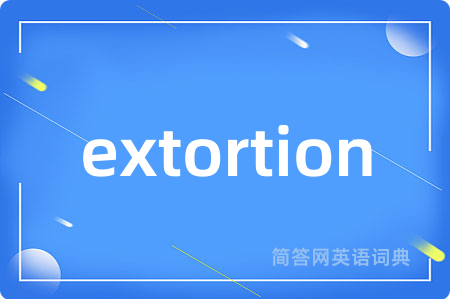 extortion