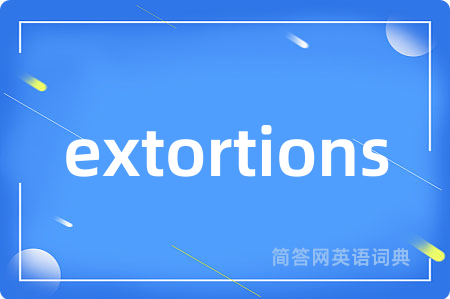 extortions