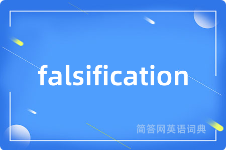 falsification