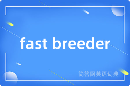 fast breeder