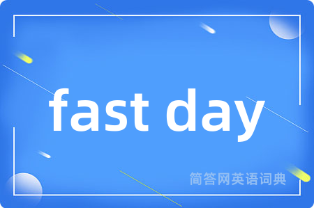 fast day
