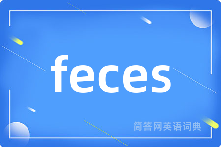 feces是什么意思,feces的中文翻译 feces