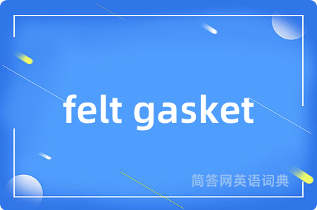 felt gasket