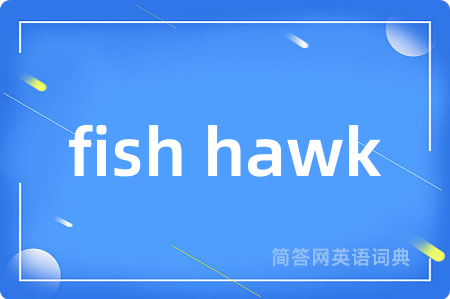 fish hawk是什么意思,fish hawk的中文翻译 fish hawk
