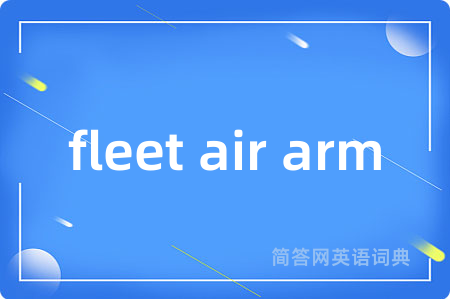 fleet air arm是什么意思,fleet air arm的中文翻译 fleet air arm