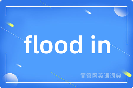 flood in