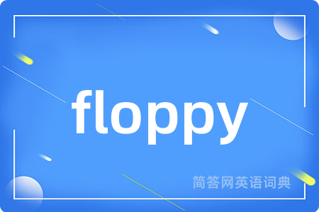 floppy是什么意思,floppy的中文翻译 floppy