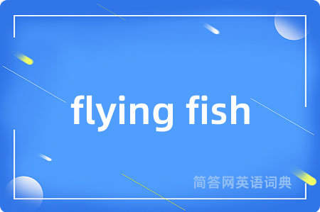 flying fish是什么意思,flying fish的中文翻译 flying fish