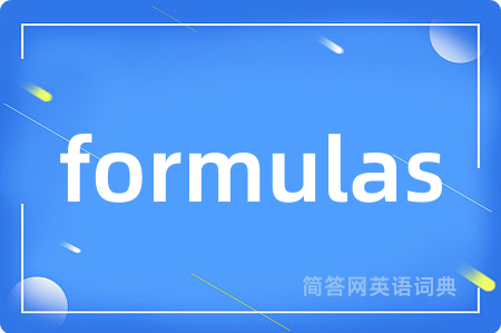 formulas