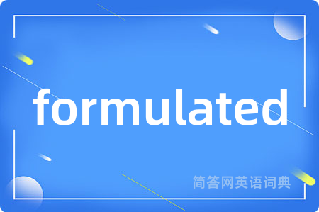formulated