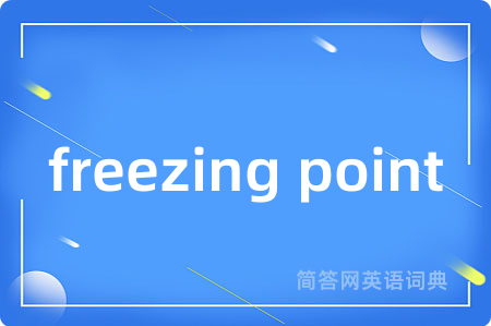 freezing point