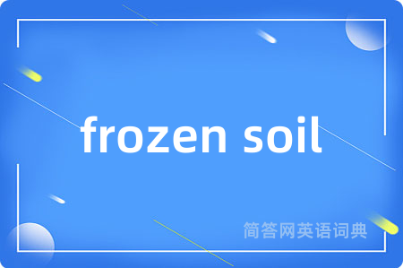 frozen soil