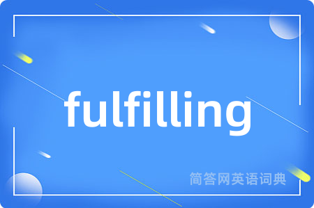 fulfilling