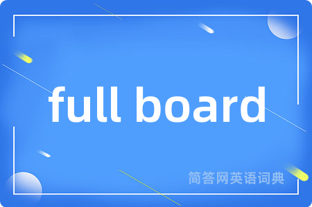 full board